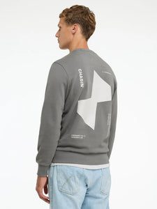 CHASIN | Toby Wave Sweatshirt | E82 M.GREY