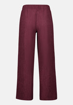 Lade das Bild in den Galerie-Viewer, Cartoon |  Casual-Hose mit weitem Bein | 4685 Dark Aubergine
