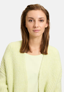 Cartoon | Strick-Cardigan mit Rippbündchen  | 2709 Bright Yellow Melange