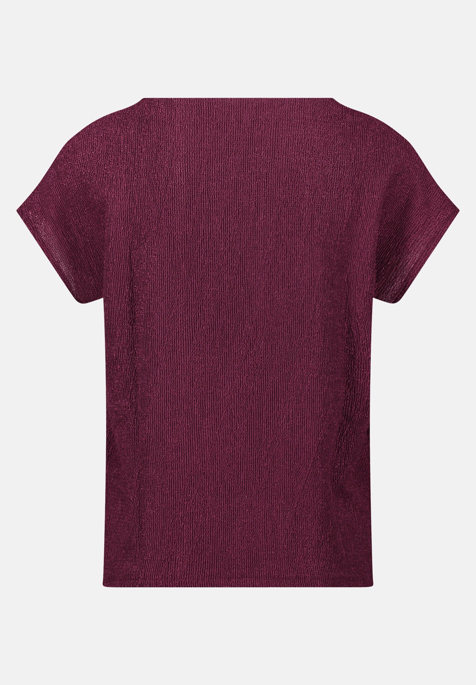 Cartoon | Strukturshirt kurzarm  | 4685 Dark Aubergine