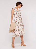 Lade das Bild in den Galerie-Viewer, Apricot | Floral Ditsy Midi Dress | 0 CRM
