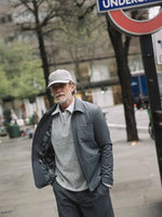 Lade das Bild in den Galerie-Viewer, Mos Mosh | Ryan Soft Zip Polo Pullover | 855 Grey
