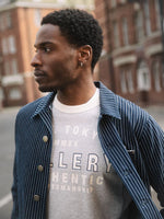Lade das Bild in den Galerie-Viewer, Mos Mosh | Mapham Stripe Jeansjacke | 447 Dark Blue
