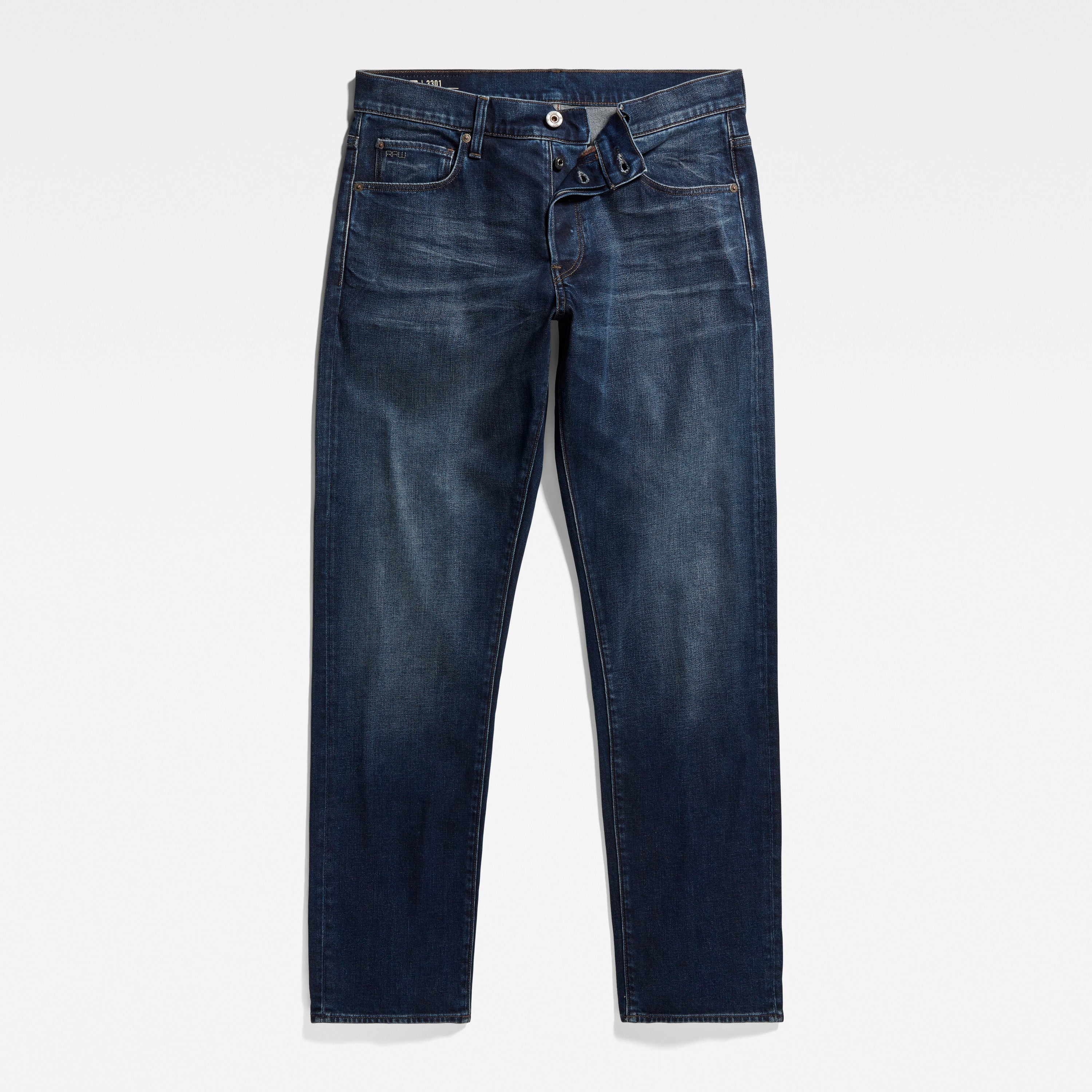 G-Star | 3301 Straight Tapered Jeans | D332 worn in stratos