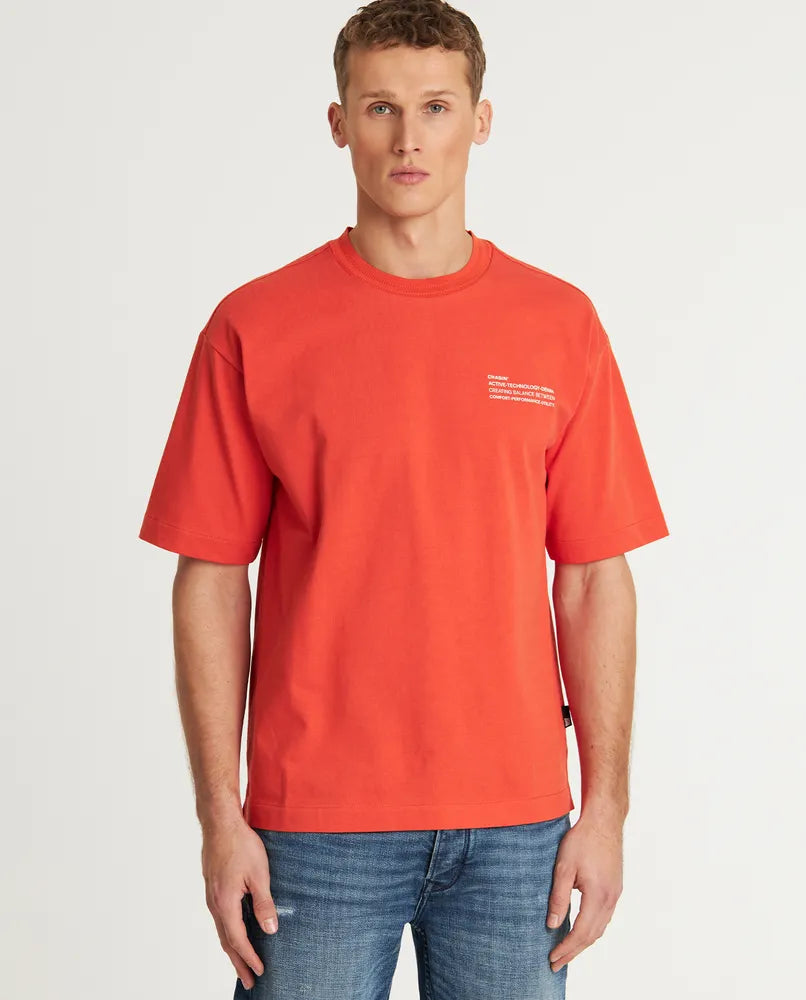 CHASIN | Stream Loose fit T-Shirt | E40 RED