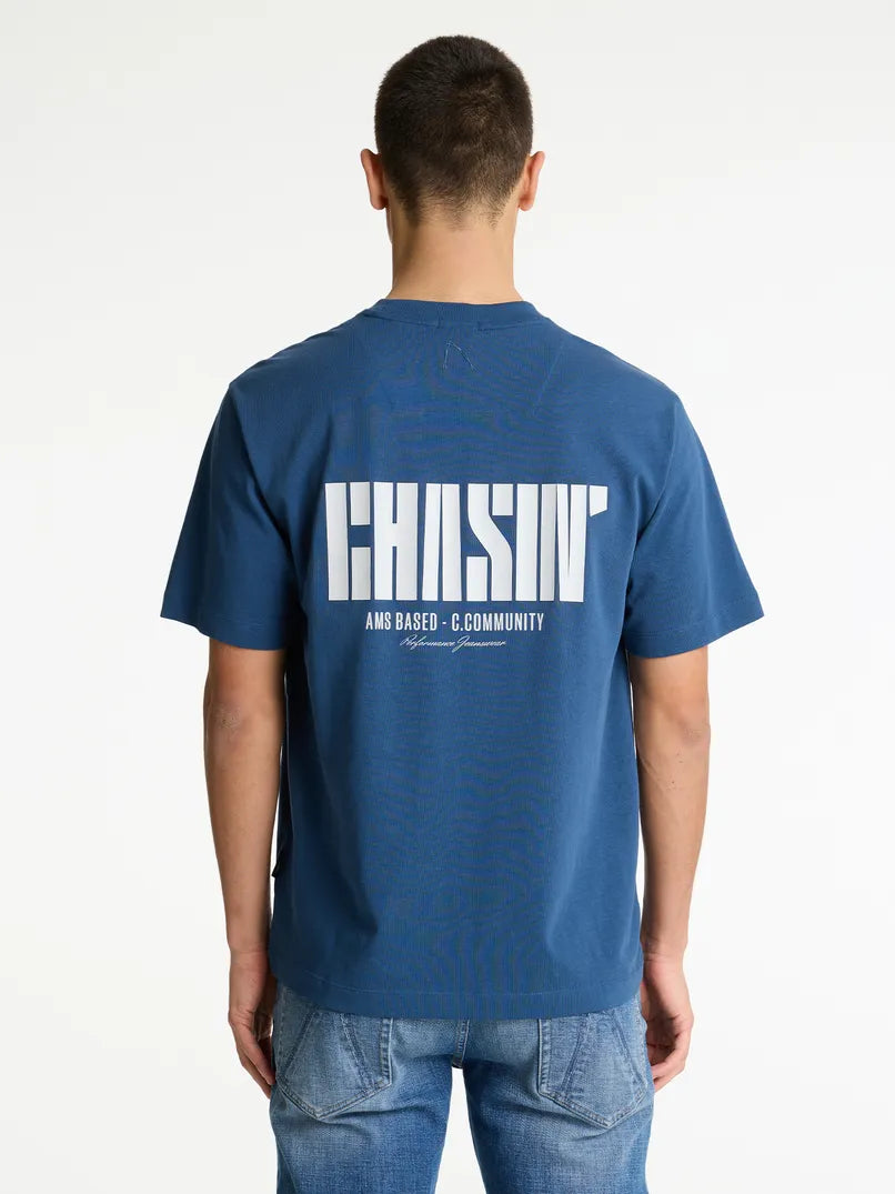 CHASIN | Regent T-Shirt | E62 M.BLUE