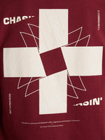 Load image into Gallery viewer, CHASIN | Sydey Regular fit T-Shirt | E41 BURGUNDY
