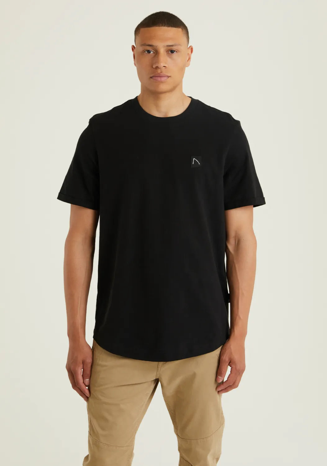 CHASIN | Brody T-Shirt | E72 MID BROWN | E90 BLACK