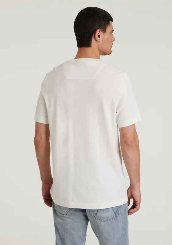 CHASIN | Ethan Linen T-Shirt | E11 OFF WHITE