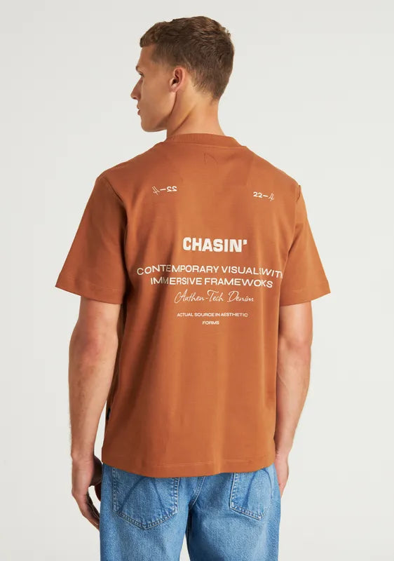 CHASIN | Draco Tee T-Shirt | E71 LIGHT BROWN