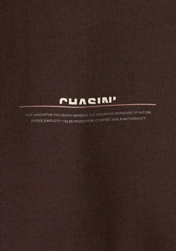 CHASIN | Trico Tee T-Shirt | E73 DARK.BROWN