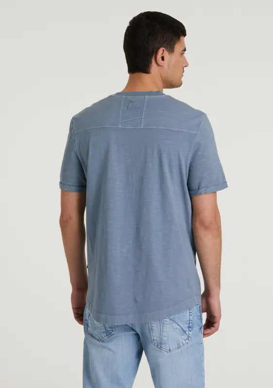 CHASIN | Brody Slub T-Shirt | E62 M.BLUE