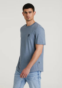 CHASIN | Brody Slub T-Shirt | E62 M.BLUE
