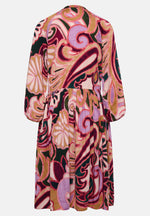 Lade das Bild in den Galerie-Viewer, Cartoon | Blusenkleid mit Taschen | 6842 Purple/Rosé
