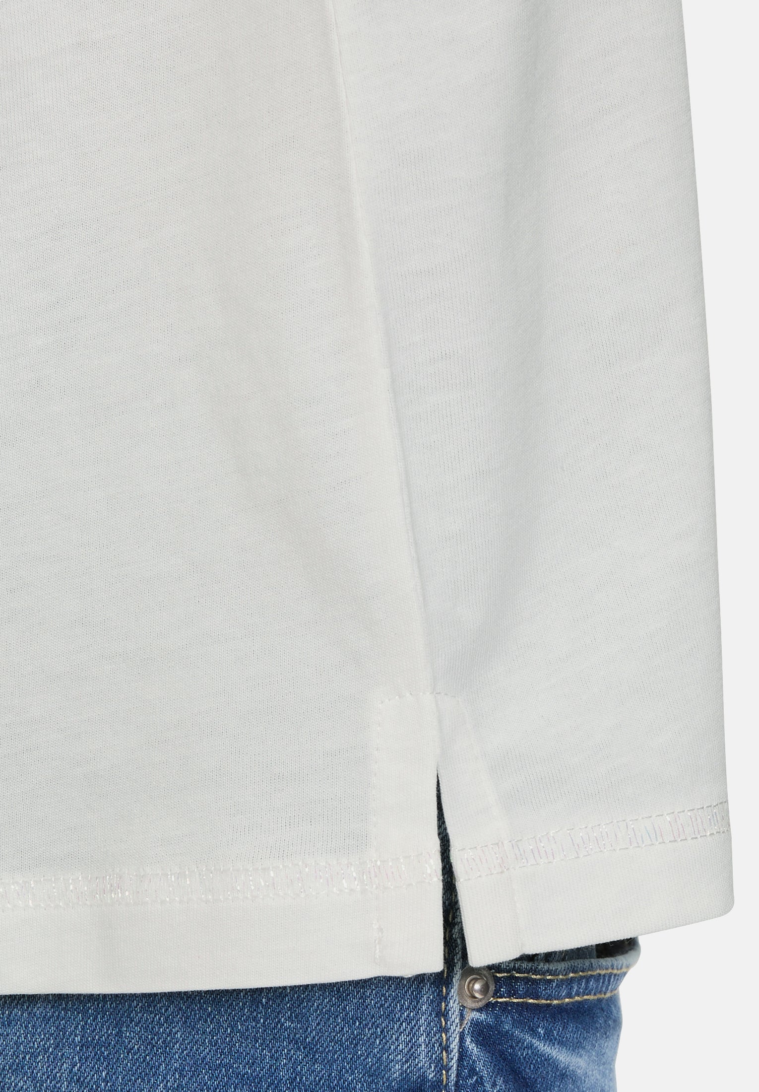 Cartoon |  Printshirt mit Rundhalsausschnitt  | 1951 Patch Cream/Green
