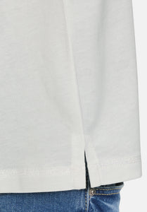 Cartoon |  Printshirt mit Rundhalsausschnitt  | 1951 Patch Cream/Green