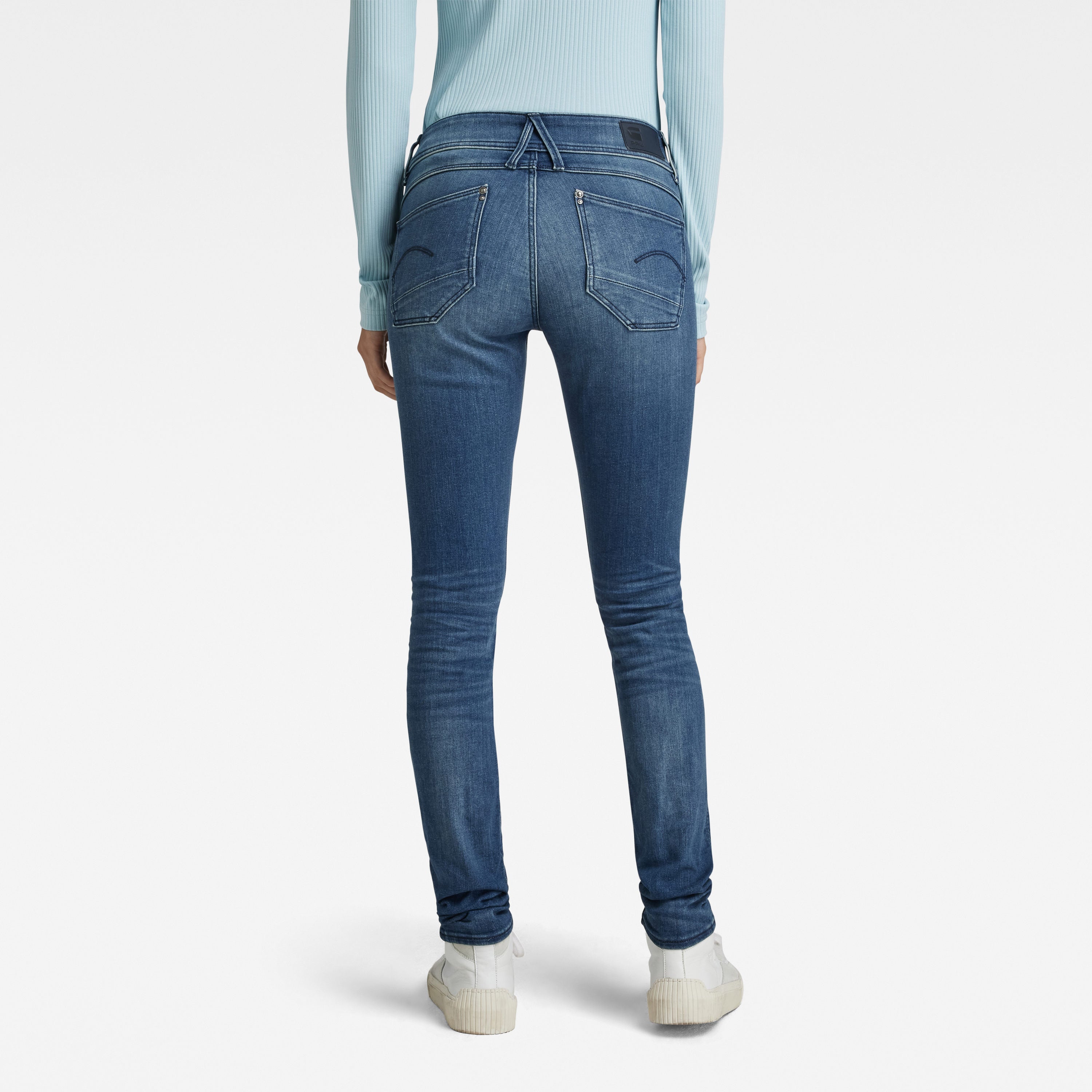 G-Star |  Lynn Mid Waist Skinny Jeans | 071 Medium Aged