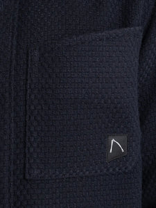 CHASIN | Foley Structure Regulat Fit Overshirt | E63 DK.BLUE