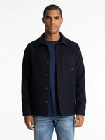 Lade das Bild in den Galerie-Viewer, CHASIN | Foley Structure Regulat Fit Overshirt | E63 DK.BLUE
