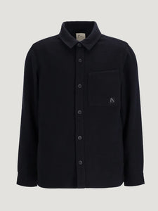 CHASIN | Foley Structure Regulat Fit Overshirt | E63 DK.BLUE
