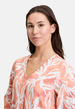 Lade das Bild in den Galerie-Viewer, Cartoon | Sommerkleid mit Muster | 1833 Cream/Apricot
