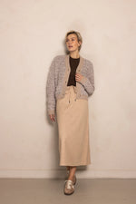 Lade das Bild in den Galerie-Viewer, Zhrill | GLORIA FREY Strickjacke  | 264 Taupe
