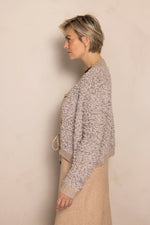 Lade das Bild in den Galerie-Viewer, Zhrill | GLORIA FREY Strickjacke  | 264 Taupe
