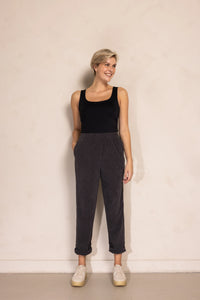 Zhrill | PIA - Cord Hose | 100 Anthra