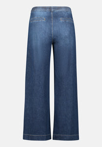Cartoon | Casual-Jeans mit weitem Bein  | 8620 Dark Blue Denim