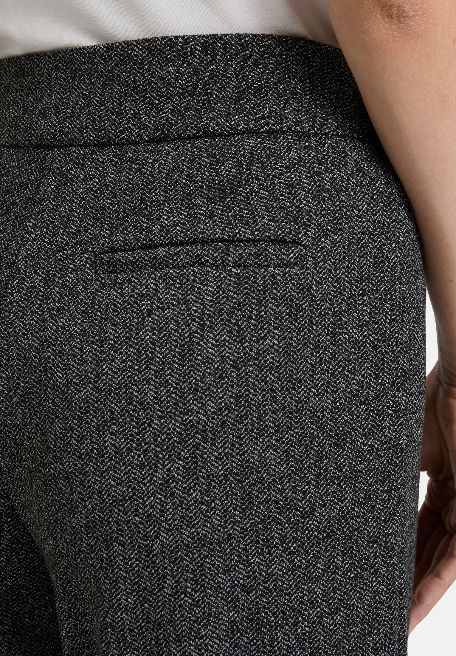 Cartoon | Culotte mit Bügelfalte | 9893 Black/Grey