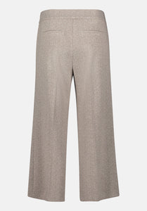 Cartoon | Culotte mit Bügelfalte | 9873 Black/Camel