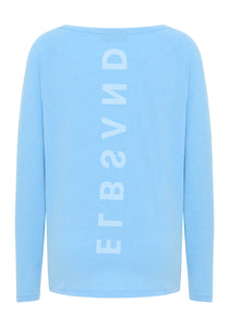 Elbsand | Longsleeve Shirt - Tira | 733 Light Azure melange