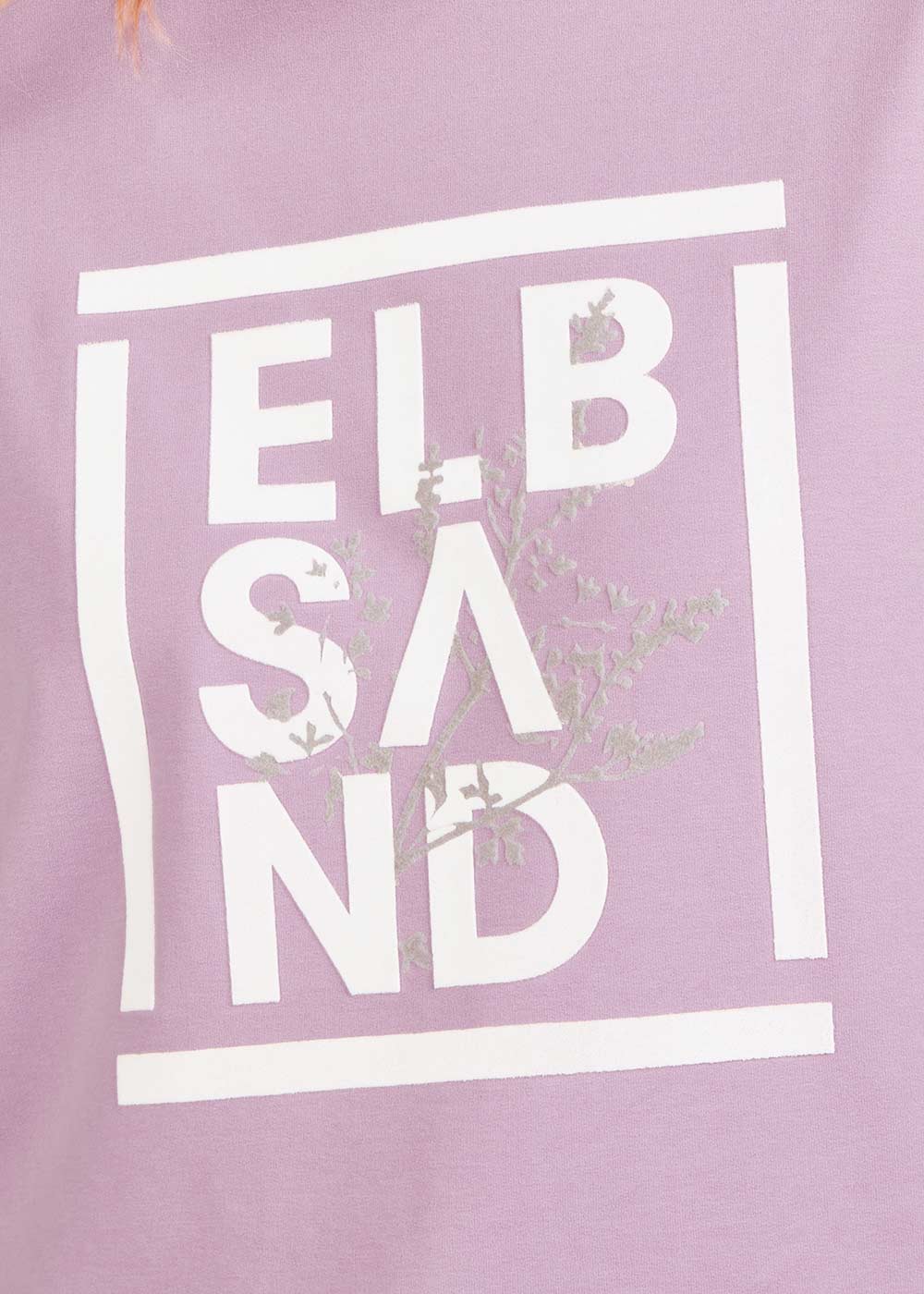 Elbsand | Sweatshirt - Adda  | 544 English Rose  | 166 cloud white