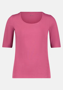 Cartoon | Basic Shirt mit Rundhalsausschnitt | 4506 Dry Rose