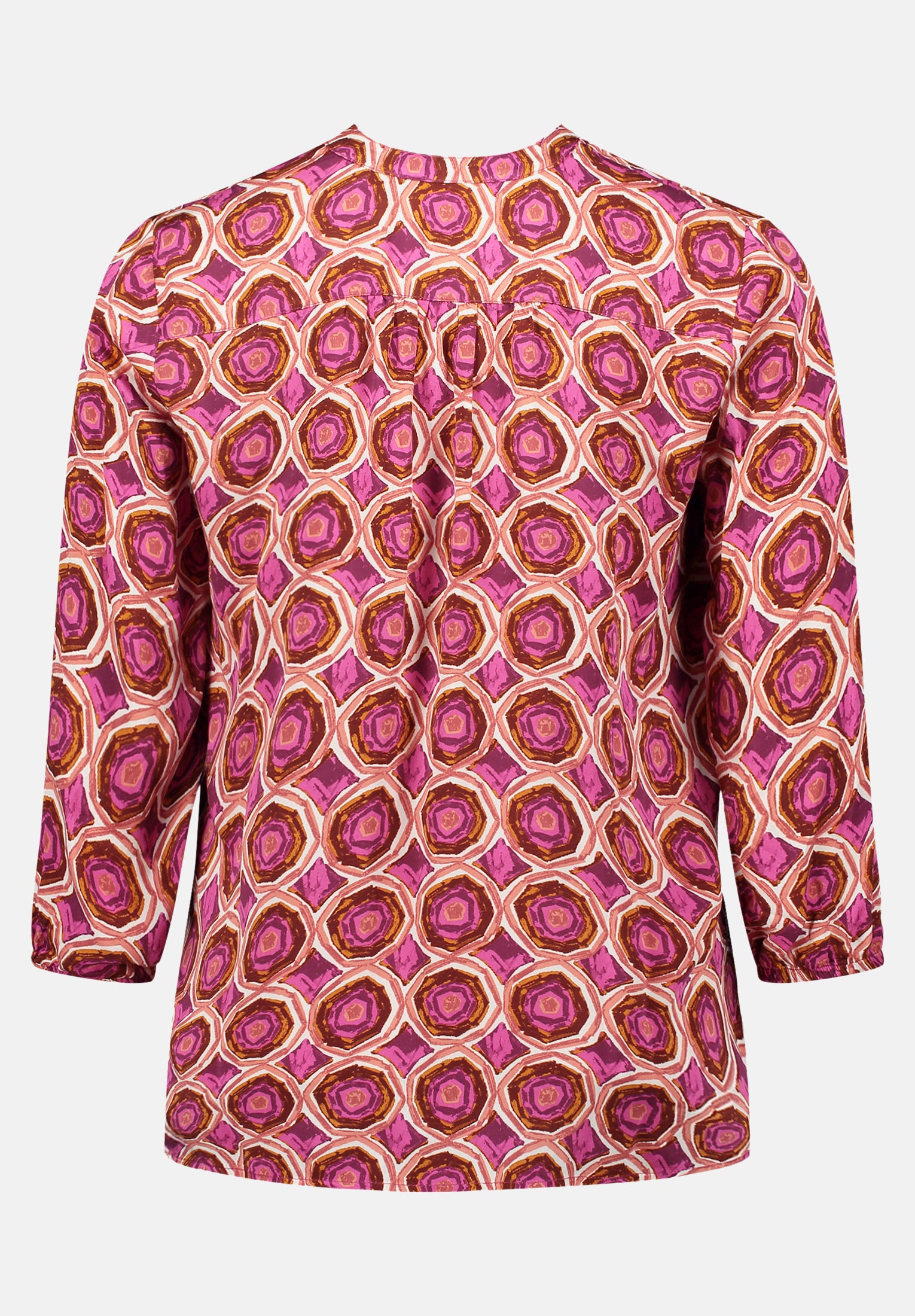 Cartoon | Blusenshirt mit Muster | 1861 Cream/Purple