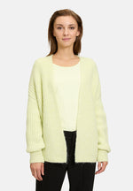 Lade das Bild in den Galerie-Viewer, Cartoon | Strick-Cardigan mit Rippbündchen  | 2709 Bright Yellow Melange
