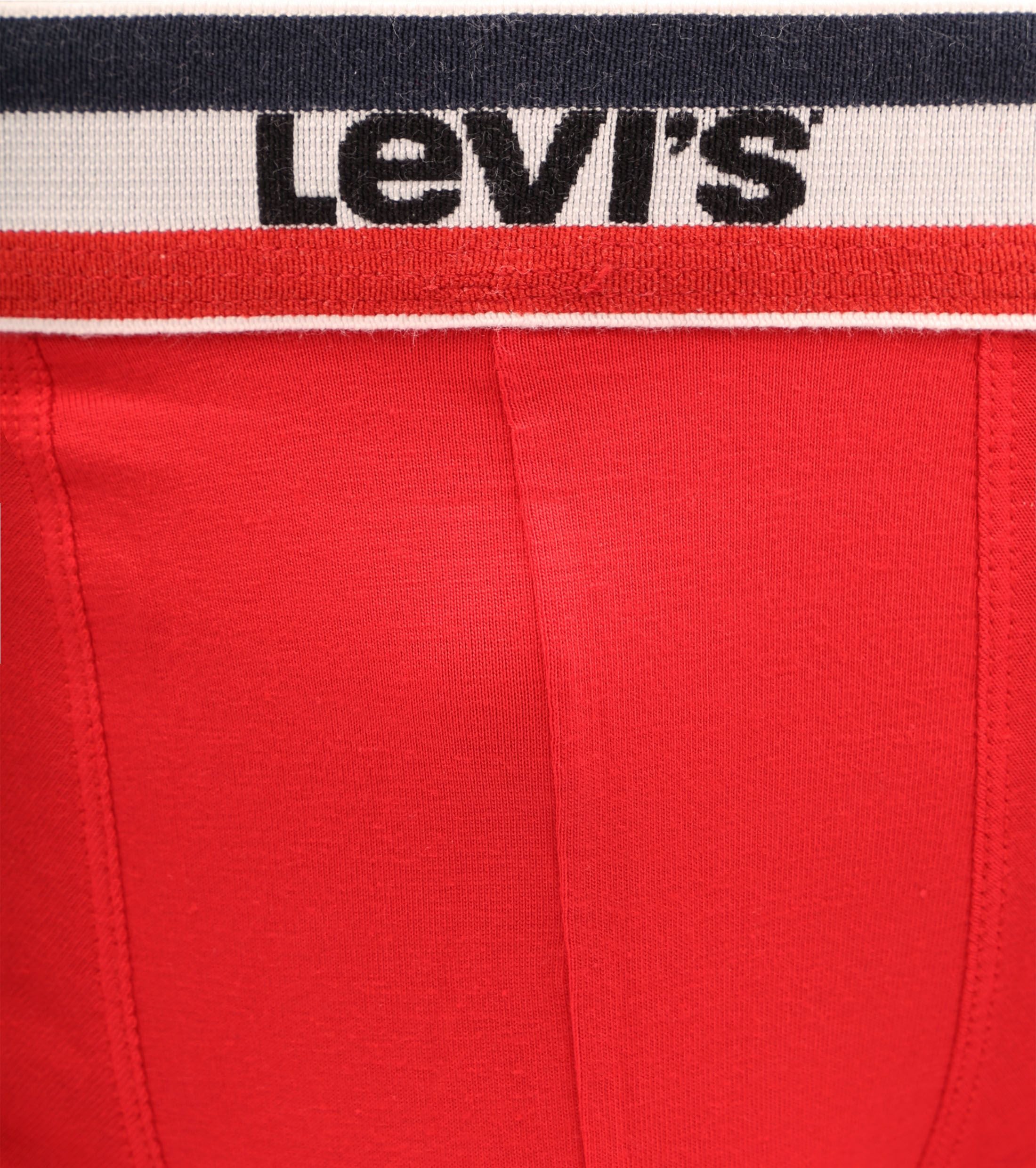 Levi's Underwear | Letter boxer shorts 2-pack | 004 red/black