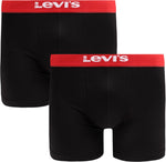 Lade das Bild in den Galerie-Viewer, Levi´s Underwear | Basic Boxershorts 2-Pack | 008 black/red
