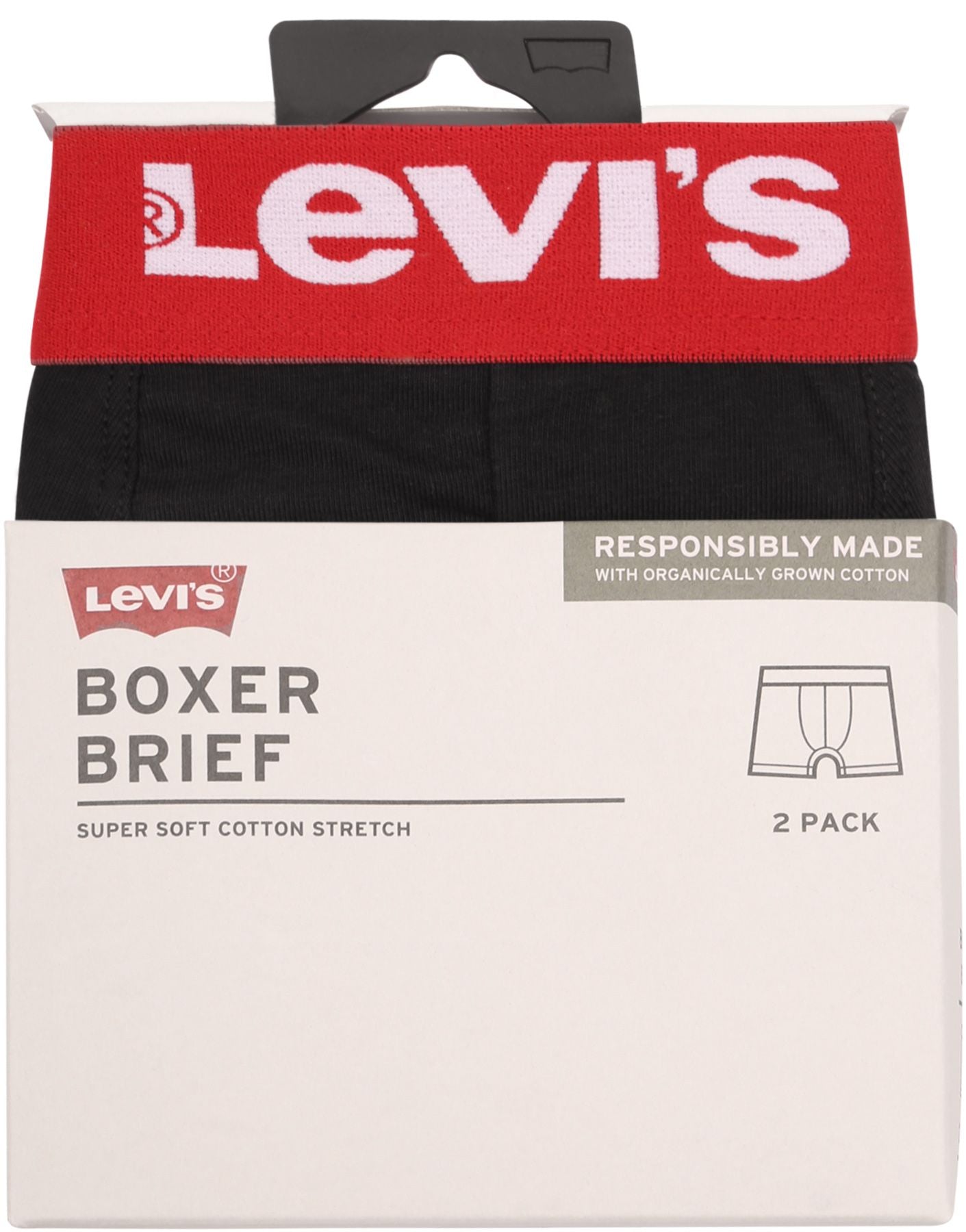 Levi´s Underwear | Basic Boxershorts 2-Pack | 008 black/red