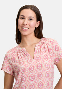 Cartoon | Blusenshirt mit Rüschen | 1833 Cream/Apricot