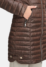 Lade das Bild in den Galerie-Viewer, Cartoon | Steppjacke mit Reißverschlusstaschen | 7348 Potting Soil
