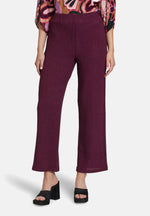 Lade das Bild in den Galerie-Viewer, Cartoon |  Casual-Hose mit weitem Bein | 4685 Dark Aubergine
