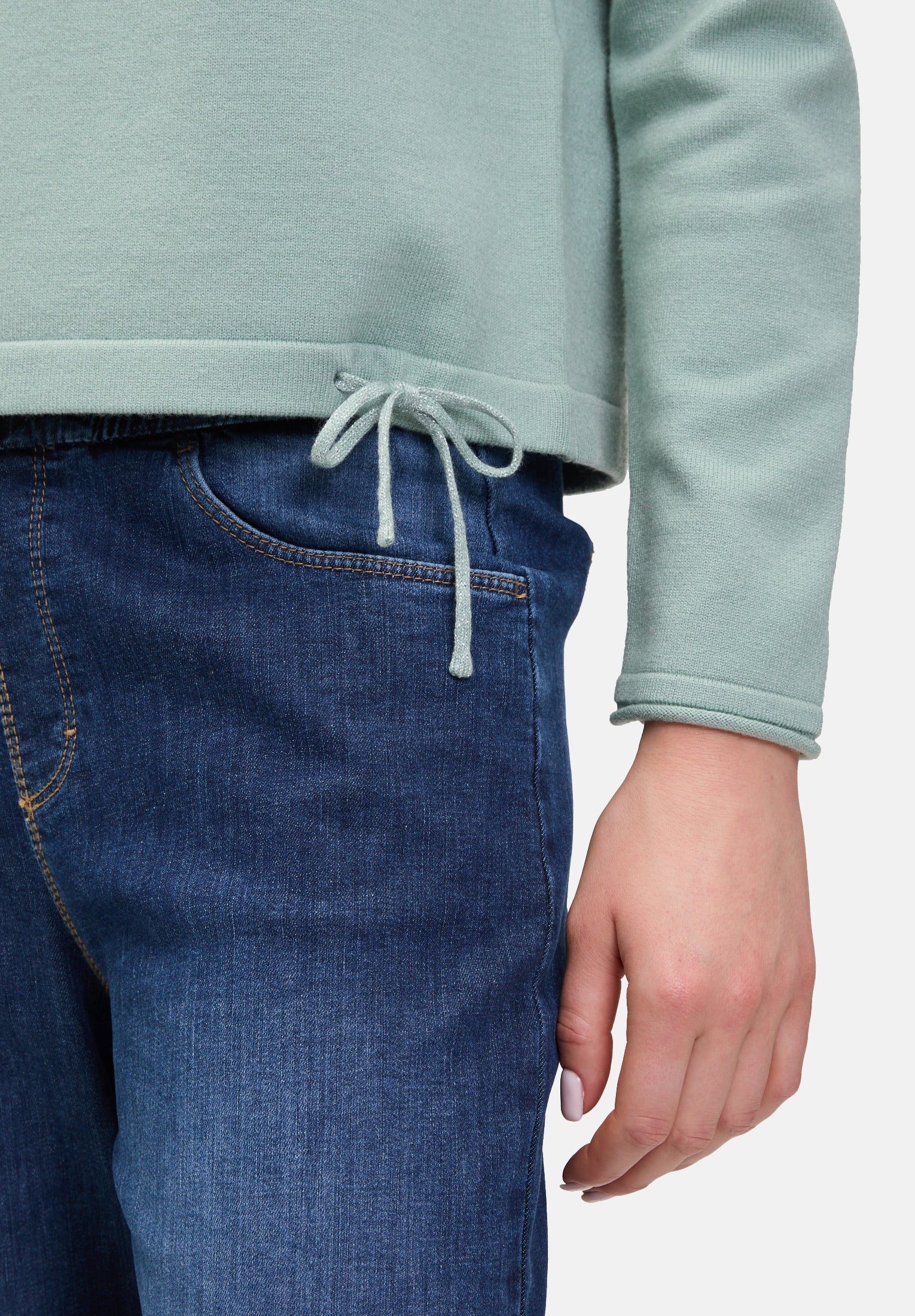 Cartoon | Strickpullover mit Rundhalsausschnitt  | 5540 Jadeite