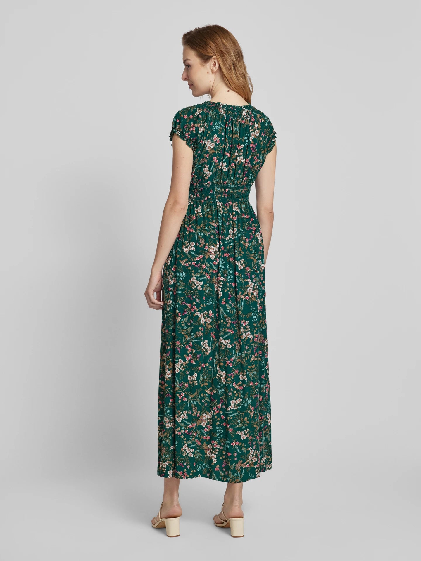 Apricot | Botanical Ditsy Maxi Dress | 0 GRN