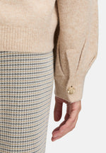 Lade das Bild in den Galerie-Viewer, Cartoon | Strickpullover mit Rundhalsausschnitt | 7706 Beige Melange
