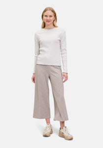 Cartoon | Langarm-Shirt mit Kragen  | 1876 Cream/Taupe