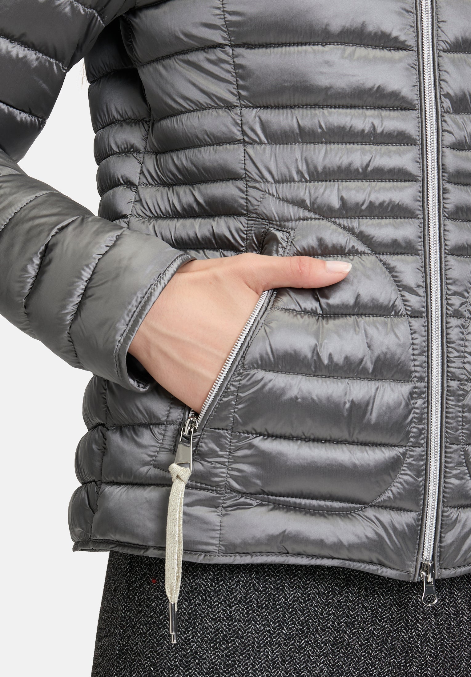 Cartoon | Steppjacke mit Reißverschlusstaschen | 9152 Cloudburst