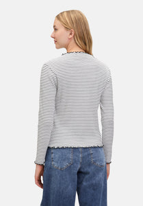 Cartoon | Langarm-Shirt mit Kragen  | 1891 Cream/Black
