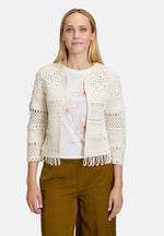 Lade das Bild in den Galerie-Viewer, Cartoon | Casual-Strickjacke mit Rundhalsausschnitt  | 9074 Pumice Stone
