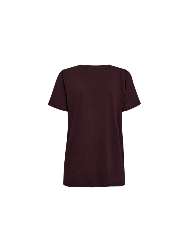 Mos Mosh | Nadine Deco T-shirt | 159 Fudge